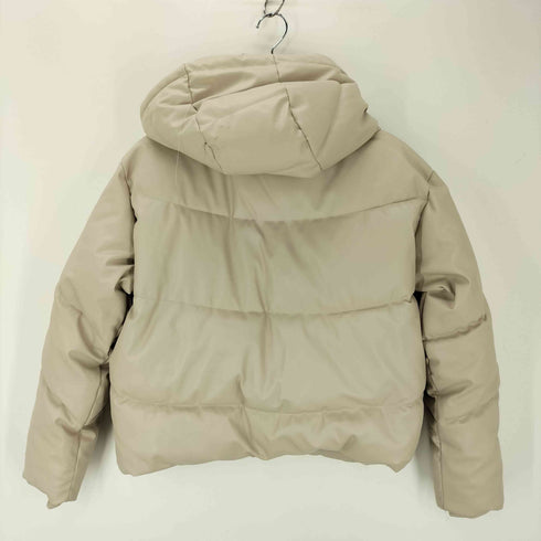 ザラ ZARA 中綿フェイクレザーブルゾンジャケット レディース import:XS