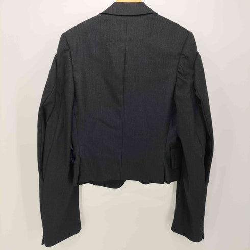 コムデギャルソン COMME des GARCONS 2014AW ピークドラペル 変型スリーブ シングルテーラードジャケット レディース JPN:S