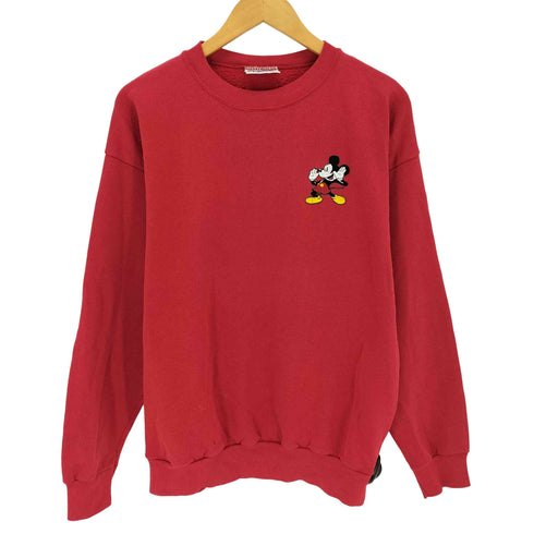 90S USA製 キャラクターバックプリント クルーネックスウェット メンズ JPN:L