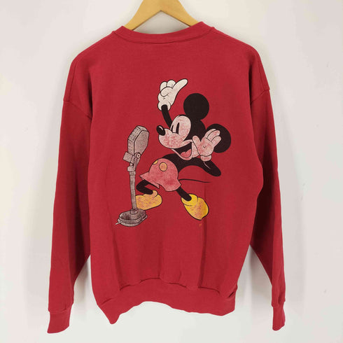 90S USA製 キャラクターバックプリント クルーネックスウェット メンズ JPN:L