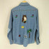ジェーシーペニー JC Penney 70s NO-IRONタグ 刺繍デザインL/S シャツ メンズ 20
