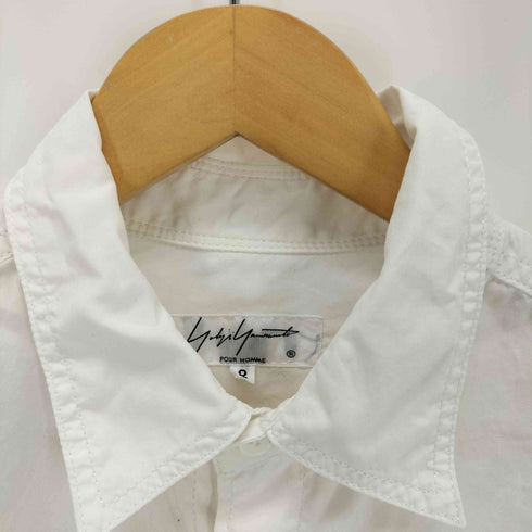 ヨウジヤマモトプールオム Yohji Yamamoto POUR HOMME フロントステッチブロードクロスシャツ メンズ JPN:2
