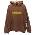 ステューシー Stussy 00S 紺タグ STUCCIプリント 裏起毛 プルオーバー パーカー フーディー メンズ import:L