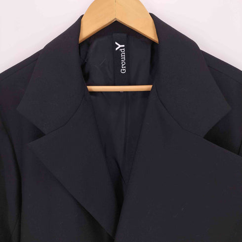 グラウンドワイ Ground Y WOOL/POLYESTER GABARDINE ASYMMETRIC JACKET メンズ JPN:3
