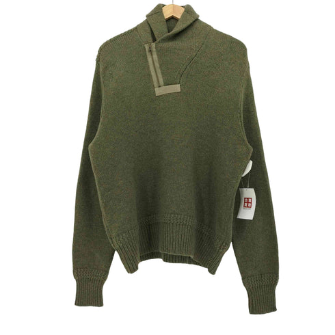 ポロバイラルフローレン Polo by RALPH LAUREN ポニー無し LAMBS WOOL アシンメトリー ニット トップス メンズ import:L