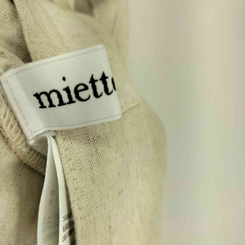 ミエット miette レーヨンリネン混 カーディガン レディース FREE