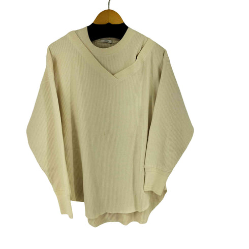 クラネ CLANE アシンメトリーショルダートップス レディース JPN:1