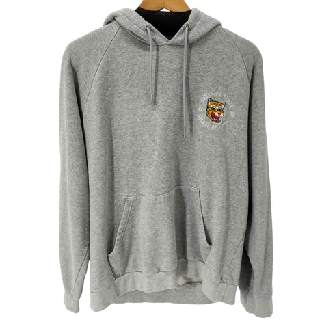 オニツカタイガー ONITSUKA TIGER SWEAT HOODIE 両面刺繍プルオーバーパーカー メンズ JPN:XL
