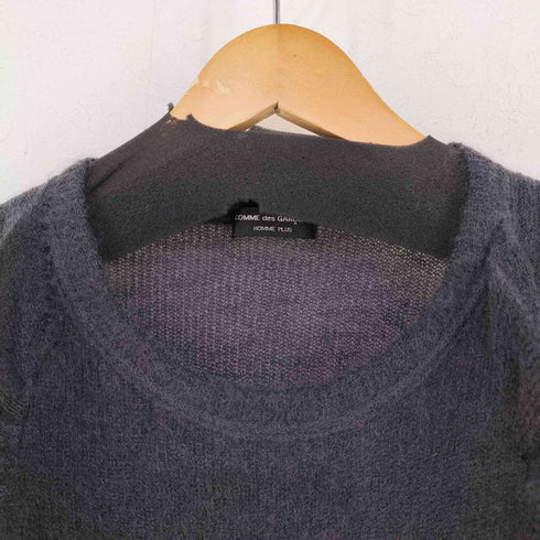 コムデギャルソンオムプリュス COMME des GARCONS HOMME PLUS AD2004 04AW Lost Englishman期 袖リブ フリル モヘアニット メンズ