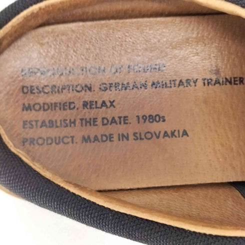 リプロダクションオブ ファウンド REPRODUCTION OF FOUND CORDURA ジャーマントレーナー ミュール スリッポン メンズ