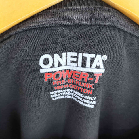 オニータ ONEITA POWER-T 無地 Tシャツ メンズ import:L