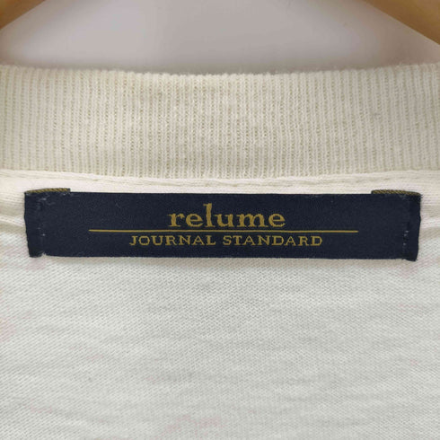 ジャーナルスタンダードレリューム JOURNAL STANDARD relume 別注プリントTシャツ メンズ JPN:L