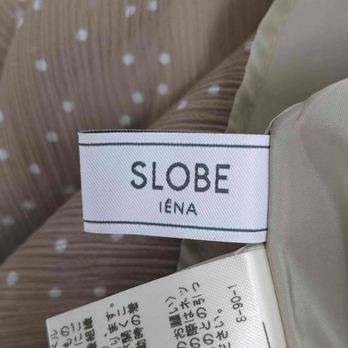 スローブイエナ SLOBE IENA ドット楊柳ワンピース レディース