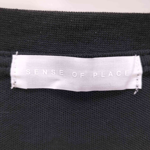 センスオブプレイス SENSE OF PLACE ブロックドデザインTシャツ メンズ JPN:L