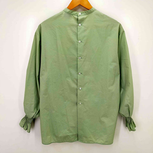 ユナイテッドアローズ UNITED ARROWS ボリューム袖ノーカラーブラウス レディース
