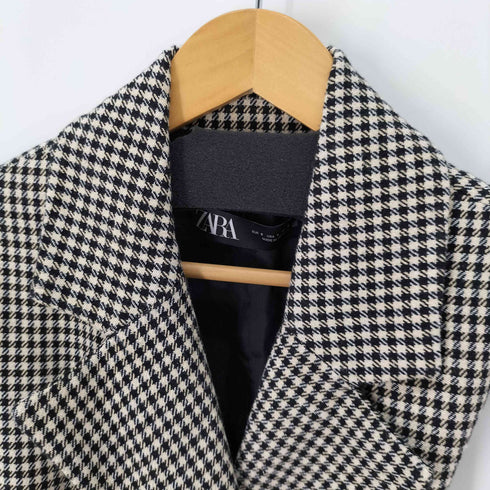 ザラ ZARA LONG GINGHAM VEST ロング ギンガムチェックベスト レディース JPN:S