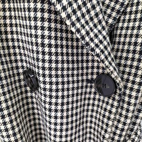 ザラ ZARA LONG GINGHAM VEST ロング ギンガムチェックベスト レディース JPN:S