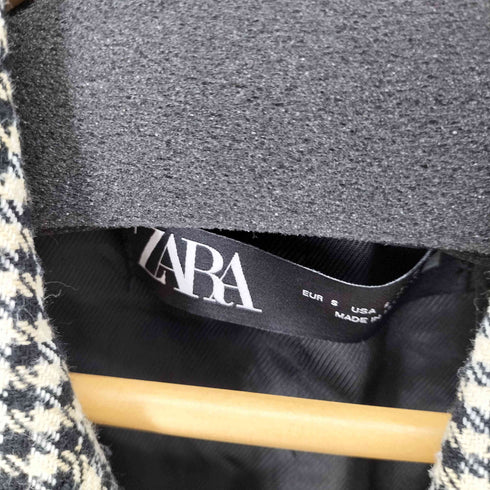 ザラ ZARA LONG GINGHAM VEST ロング ギンガムチェックベスト レディース JPN:S