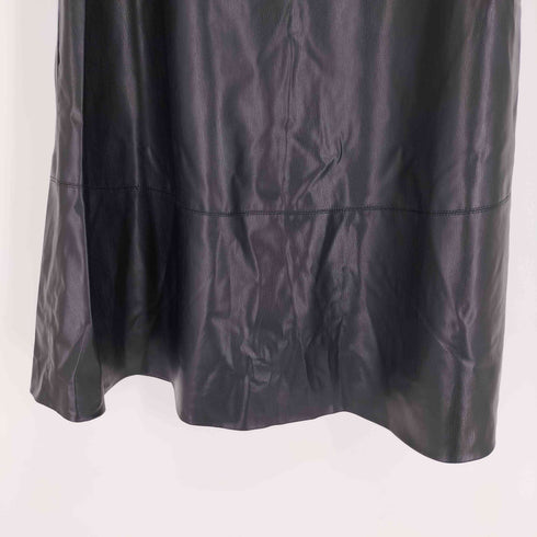ザラ ZARA Faux Leather フェイクレザー フレア スカート レディース S