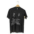 00s フロントメッセージプリントTシャツ 裾袖ダブル メンズ import:M