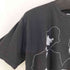 00s フロントメッセージプリントTシャツ 裾袖ダブル メンズ import:M