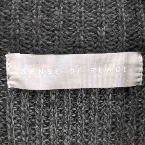 センスオブプレイス SENSE OF PLACE ドライバーズニットベスト メンズ JPN:L