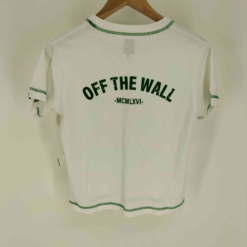 バンズ VANS W OTW TEE ロゴ プリント ステッチ クルーネック Tシャツ レディース import:S