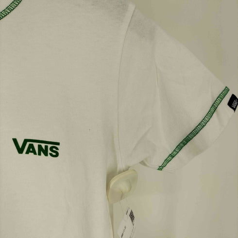 バンズ VANS W OTW TEE ロゴ プリント ステッチ クルーネック Tシャツ レディース import:S