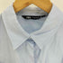 ザラ ZARA クロップド ポプリンシャツ レディース import:M