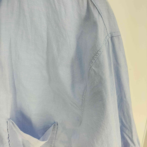 ザラ ZARA クロップド ポプリンシャツ レディース import:M