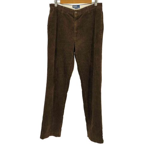 ポロバイラルフローレン Polo by RALPH LAUREN 90S KEATING PANT 太畝 コーデュロイ ノータック パンツ メンズ 33/36