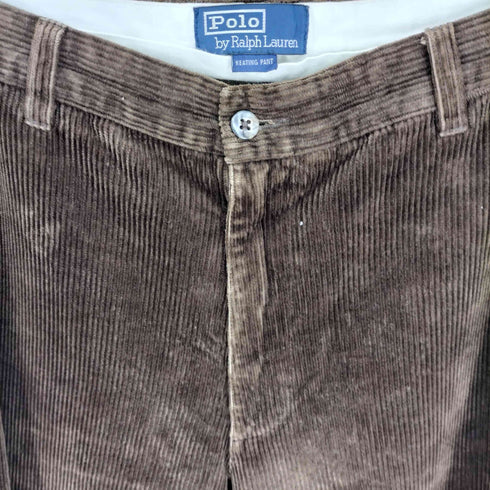 ポロバイラルフローレン Polo by RALPH LAUREN 90S KEATING PANT 太畝 コーデュロイ ノータック パンツ メンズ 33/36