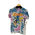キャラクターデザイン タイダイTシャツ アニメ レディース JPN:S