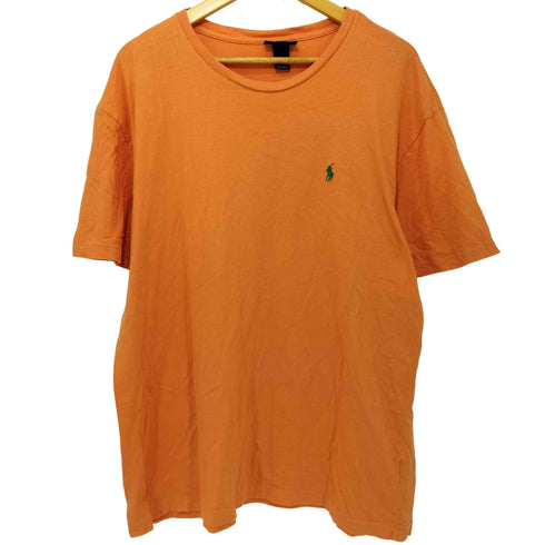 ポロバイラルフローレン Polo by RALPH LAUREN 90S ポニー刺繍 クルーネック コットン Tシャツ メンズ import:L