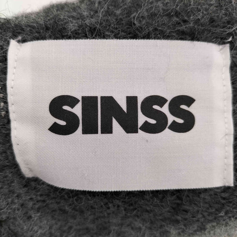 SINSS /シャギーニットミックスカーディガン メンズ