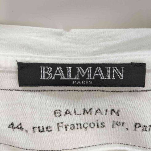 バルマン BALMAIN ダメージ加工カットソー メンズ JPN:L