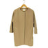 アダムエロペ Adam et Rope ノーカラーカシミヤウールコート レディース JPN:36