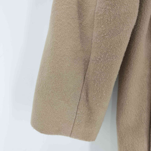 アダムエロペ Adam et Rope ノーカラーカシミヤウールコート レディース JPN:36