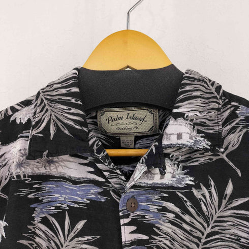 PALM ISLAND MADE IN INDIA レーヨンコットンアロハシャツ メンズ import:L