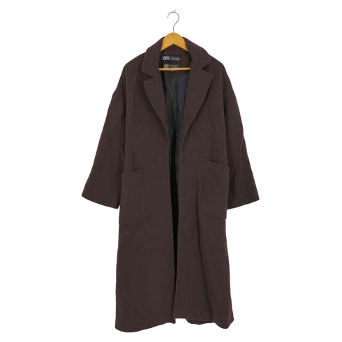 ザラ ZARA MANTECO ベルテッド チェスターコート レディース import:XS