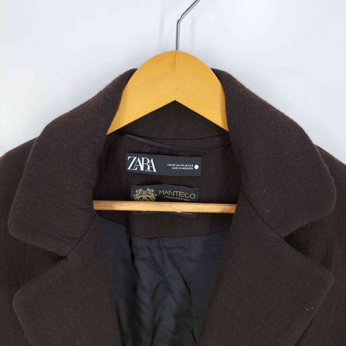 ザラ ZARA MANTECO ベルテッド チェスターコート レディース import:XS