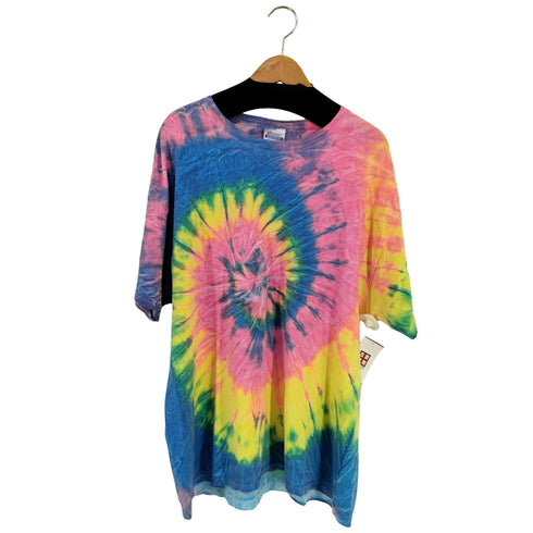 ヘインズ Hanes オーバープリントタイダイTシャツ メンズ JPN:XL