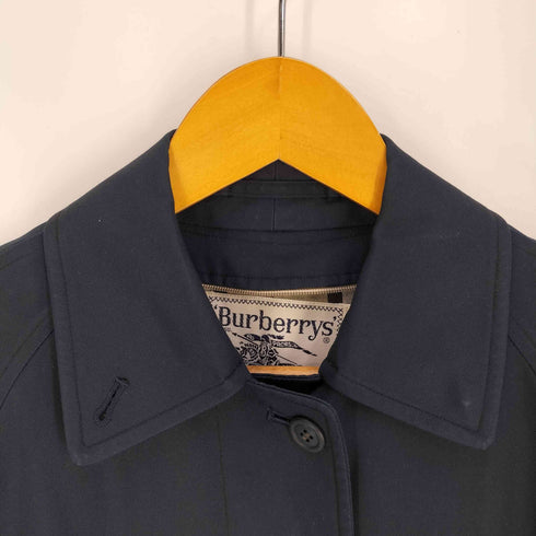 バーバリーズ BURBERRYS 白タグ 裏地ノバチェック ステンカラーコート レディース ES