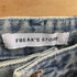 フリークスストア FREAKS STORE ワイドシルエット ダメージ加工 カーブ デニムパンツ メンズ JPN:M