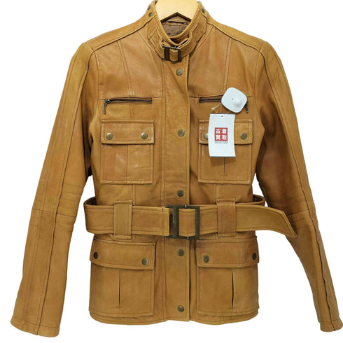 ザラ ZARA バイカー レザージャケット Y2K レディース import:S