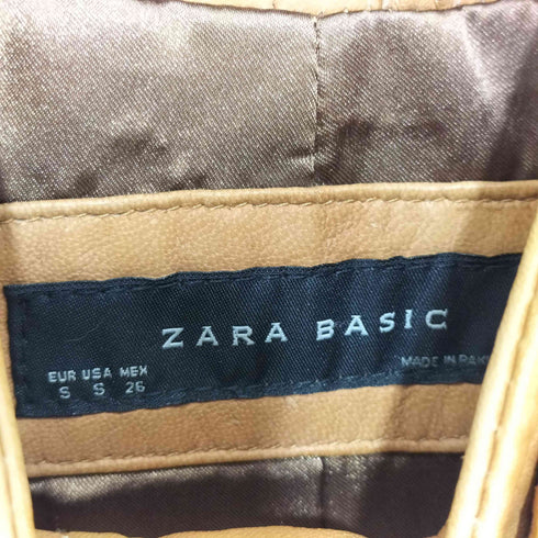 ザラ ZARA バイカー レザージャケット Y2K レディース import:S