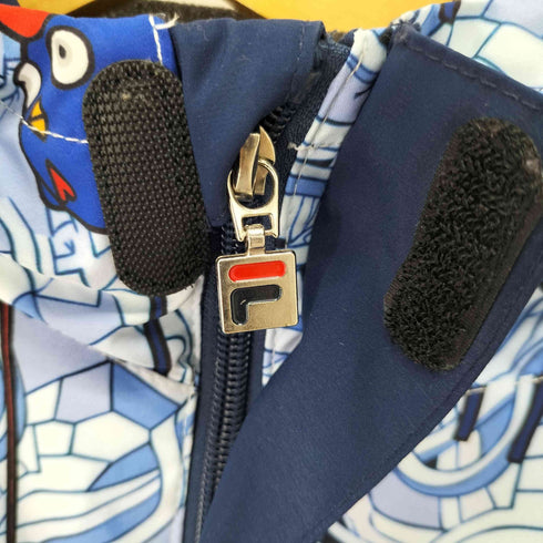 フィラ FILA 総柄デザイン中綿ジャケット レディース 160