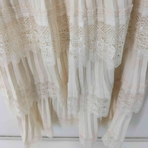 レースデザイン S/S ワンピース ドレス レディース