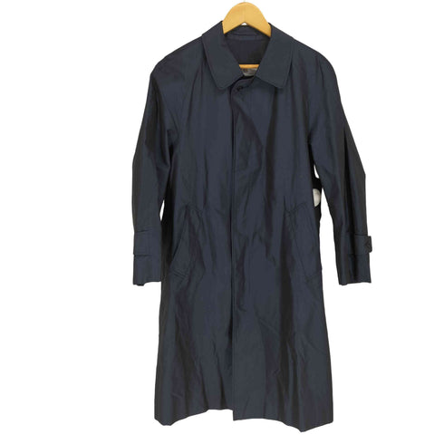 アクアスキュータム AQUASCUTUM MADE IN ENGLAND シルクステンカラーコート メンズ