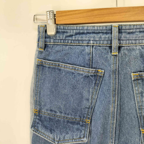 AHBUMBLE サイドデザインテーパードデニムパンツ レディース
